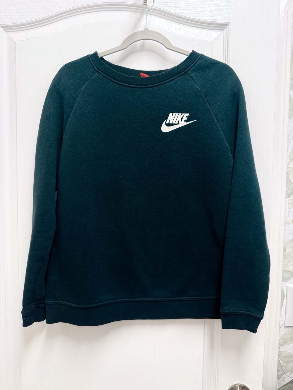 Rare Nike Swoosh Sweatshirt Small Logo Crewneck Jumper Pullover - ,